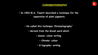 Chromacopia Writing Description on Chromatographic techniques | PDF