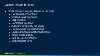 Bandit and Gosec - Security Linters | PPTX