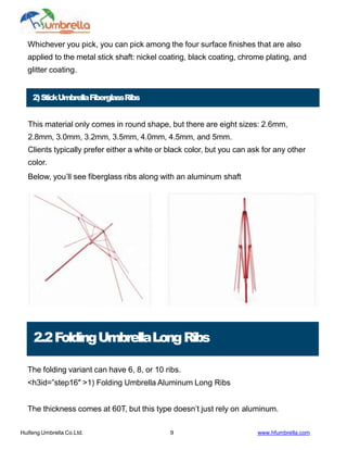 The Ultimate Guide for Umbrella Material | PPTX
