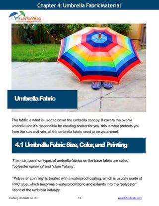 The Ultimate Guide for Umbrella Material | PPTX