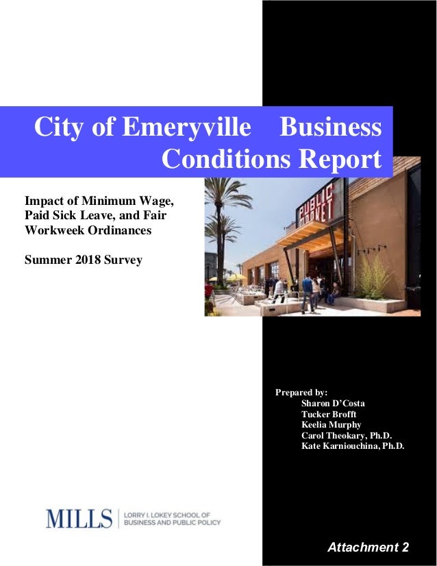 Attachment 2 Business Conditions Survey Report - 