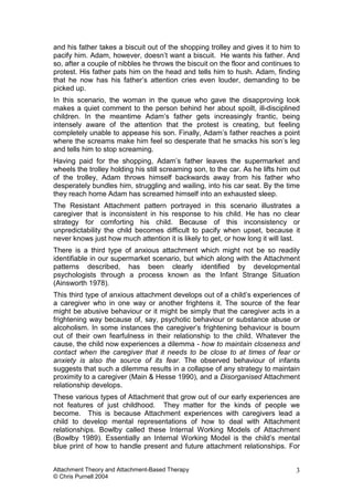 Attachment And Attachment Based Therapy PDF