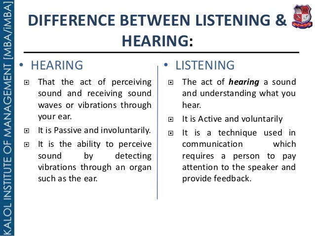 difference between hearing and listening lessons difference between hearing and listening lessons