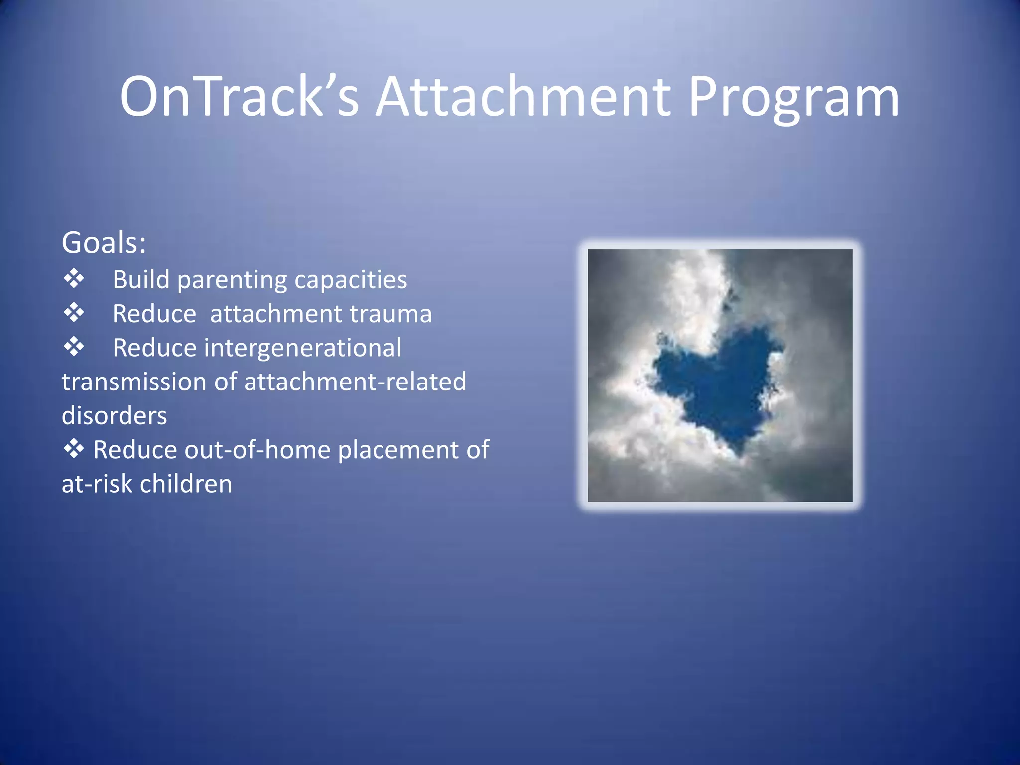  Use of BodyTHE GROWTH OF AN ATTACHMENT SYSTEMThe explosion of right brain growth during the first two years of life is the basis of the attachment system. Right brain functions include: Imagery