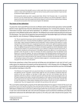Attachment of property | DOCX