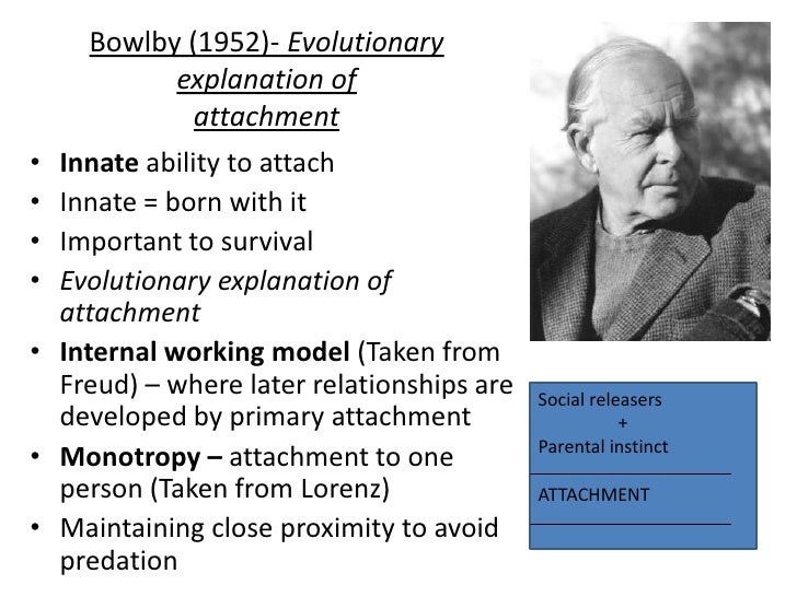 evaluating bowlby The theory of attachment was originally developed by john bowlby (1907 [ click here to take an on-line quiz designed to assess the similarity between your . evaluating bowlby The theory of attachment was originally developed by john bowlby (1907 [ click here to take an on-line quiz designed to assess the similarity between your .