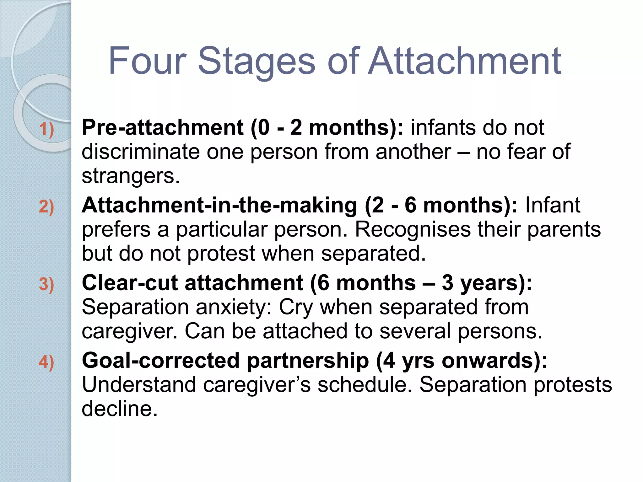 Attachment theories Bowlby Ainsworth | PPTX