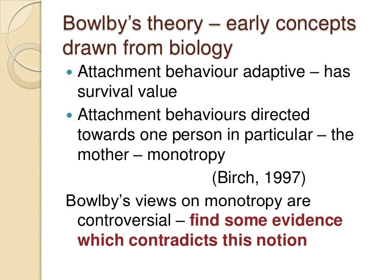 attachment theory