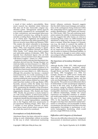 Attachment Theory In Adolescence And Its Relevance To Developmental ...