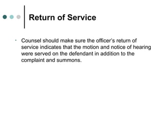 Return Service Program Ordinance Attachment Trustee Process & Execution | PPT