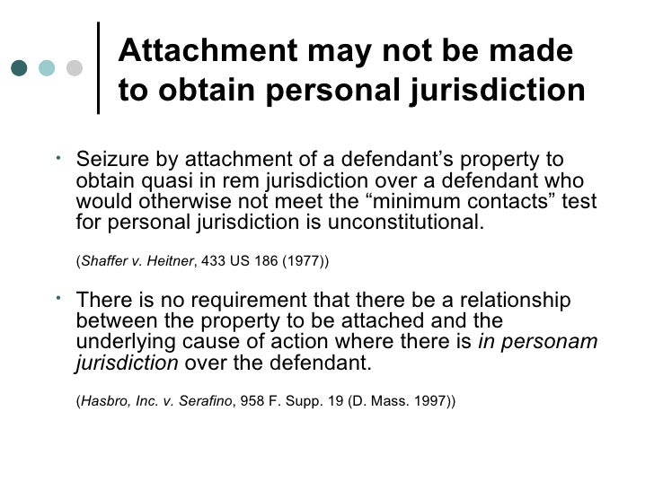 Attachment Trustee Process & Execution