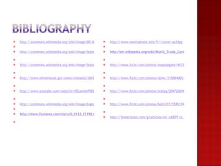http://commons.wikimedia.org/wiki/Image:DD-SD-03-17496.JPEG   http://commons.wikimedia.org/wiki/Image:September_14_2001_Ground_Zero_03.jpg     http://commons.wikimedia.org/wiki/Image:September_14_2001_Ground_Zero_03.jpg     http://www.whitehouse.gov/news/releases/2001/09/20010920-8.html     http://www.youtube.com/watch?v=XELamUnF0EU&feature=related     http://commons.wikimedia.org/wiki/Image:Eagle_and_American_Flag_by_Bubbels.jpg   http://www.foxnews.com/story/0,2933,35198,00.html     http://www.wanttoknow.info/9-11cover-up10pg   http://en.wikipedia.org/wiki/World_Trade_Center_bombing     http://www.flickr.com/photos/mapplegate/493366311/     http://www.flickr.com/photos/obwc/315884005/     http://www.flickr.com/photos/wallyg/2047206968/     http://www.flickr.com/photos/bob1217/554515465/     http://findarticles.com/p/articles/mi_m0EPF/is_3_102/ai_91912568 