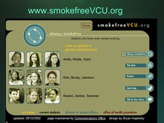 www.smokefreeVCU.org
 