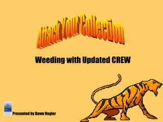 Weeding with Updated CREW Presented by Dawn Vogler Attack Your Collection 