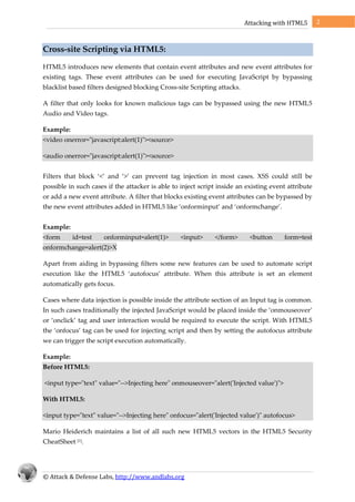 Attack with-html5 | PDF