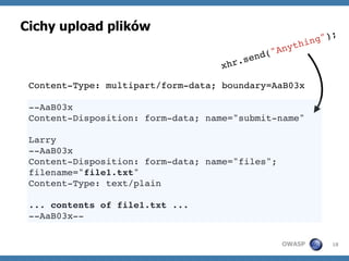 HTML5: Atak i obrona