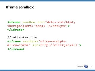 HTML5: Atak i obrona