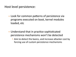  
	
  
Shout	
  out	
  to	
  @mimeframe	
  and	
  the	
  FB	
  secteam	
  
for	
  their	
  work	
  on	
  BigMac:	
  	
  
h"p://www.slideshare.net/mimeframe/
ruxcon-­‐2012-­‐15195589	
  	
  
 