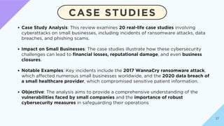 Case Study About Ransomware Cybersecurity Challenges And Attacks On Small Companies By Ashish Patil ...