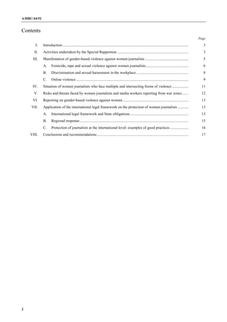 A/HRC/44/52
2
Contents
Page
I. Introduction..................................................................................