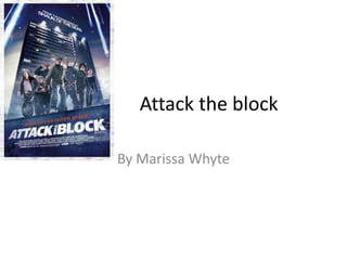 Attack the block

By Marissa Whyte
 