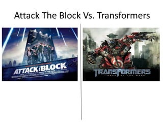 Attack The Block Vs. Transformers
 