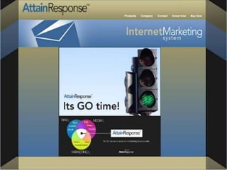 All in 1 online Marketing system: Attain Video Response .com  Presention