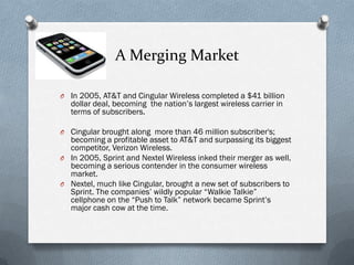 At&t and Sprint Merger and Organizational Change | PPTX