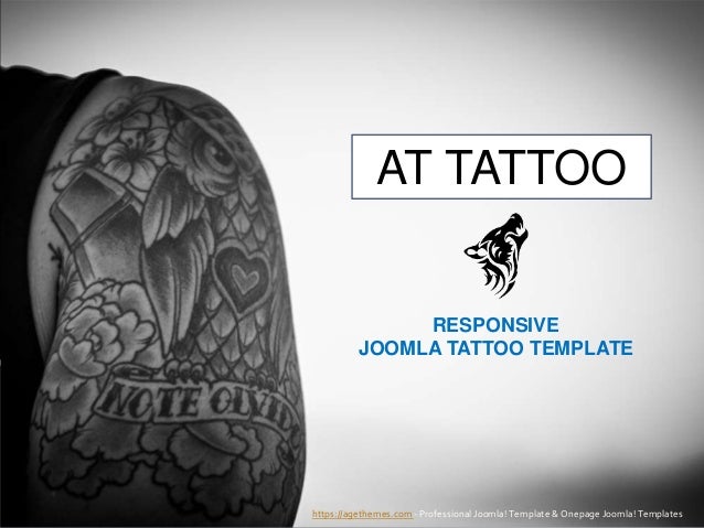 at tattoo responsive joomla tattoo template