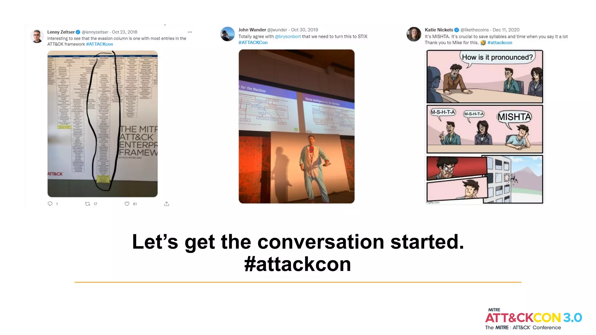 Let’s get the conversation started.
#attackcon