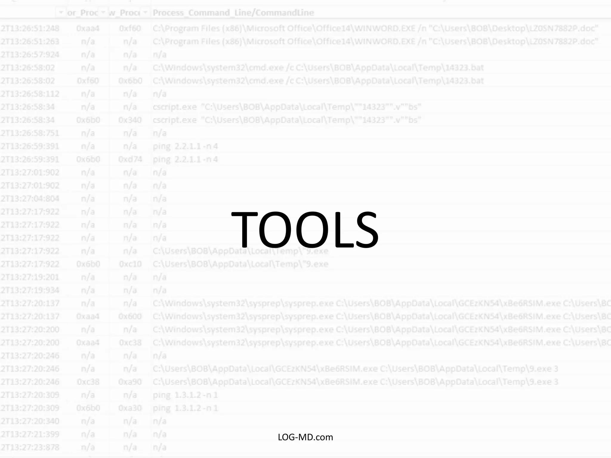 TOOLS
LOG-MD.com
 