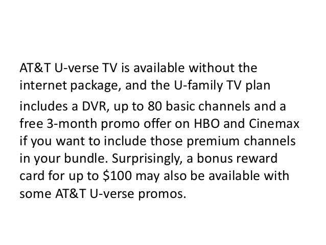 Don't Spend a Cent on Internet Service Without an AT&T U-Verse Coupon
