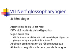 atteinte des nerfs craniens D1 - Cours d'anatomie.ppt