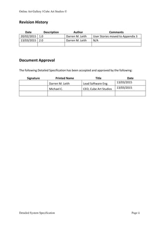 Detailed System Specification Document | SEPE module | PDF