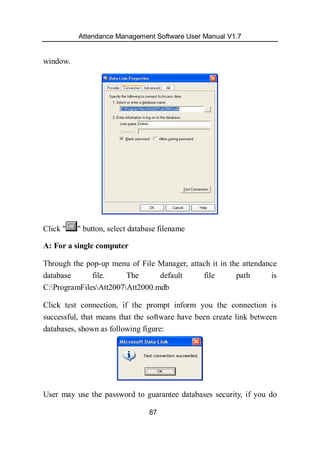 Attendance management software user manual v1.8 | PDF