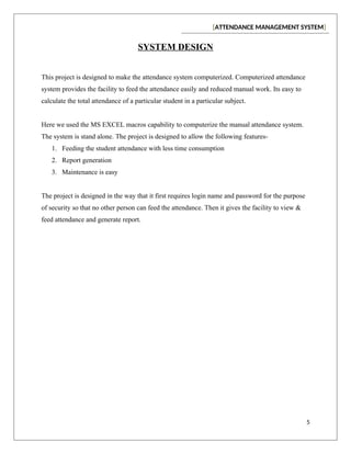 Snapsis Computer Project Attendance Management System is a software developed for daily student ...