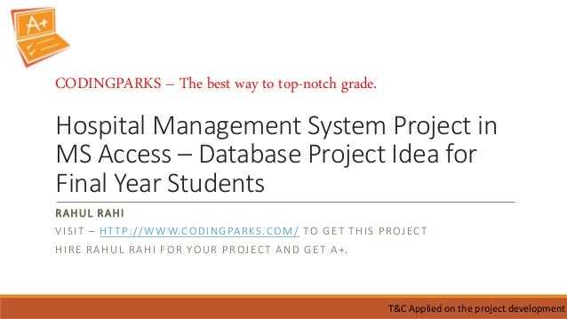 ms access project database