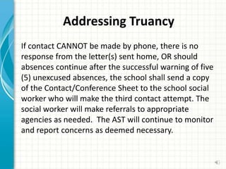 Contact Attempt Note Attendance PowerPoint | PPTX