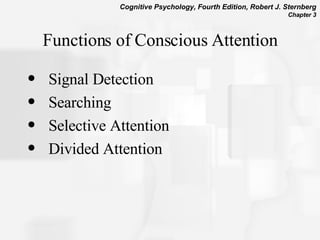 Attention and Consciousness | PPT