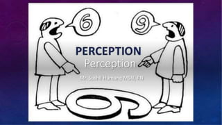 Perception
Mr. Sushil Humane MSN, RN
 