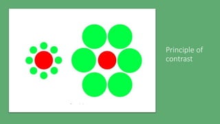 Principle of
contrast
 