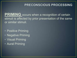 Attention & Consciousness | PPTX