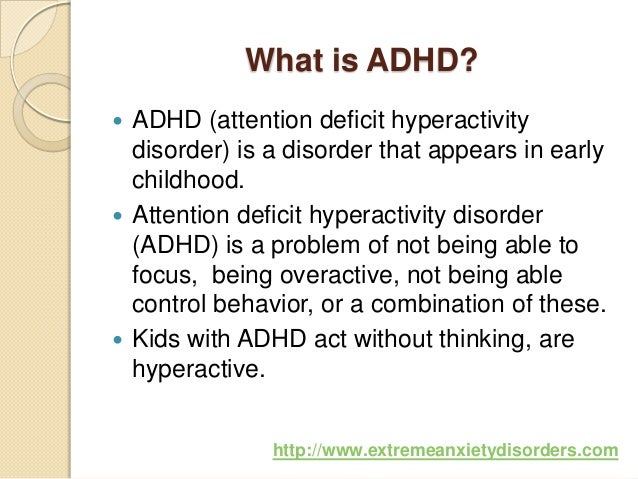 a report on attention deficit disorder add a report on attention deficit disorder add