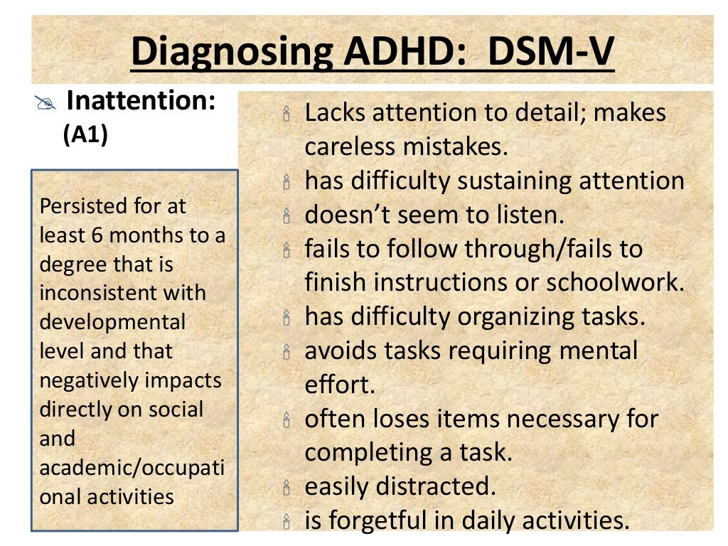 Attention Deficit Disorder