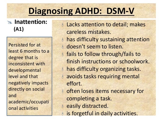 An overview of the attention deficit hyperactivity disorder adhd