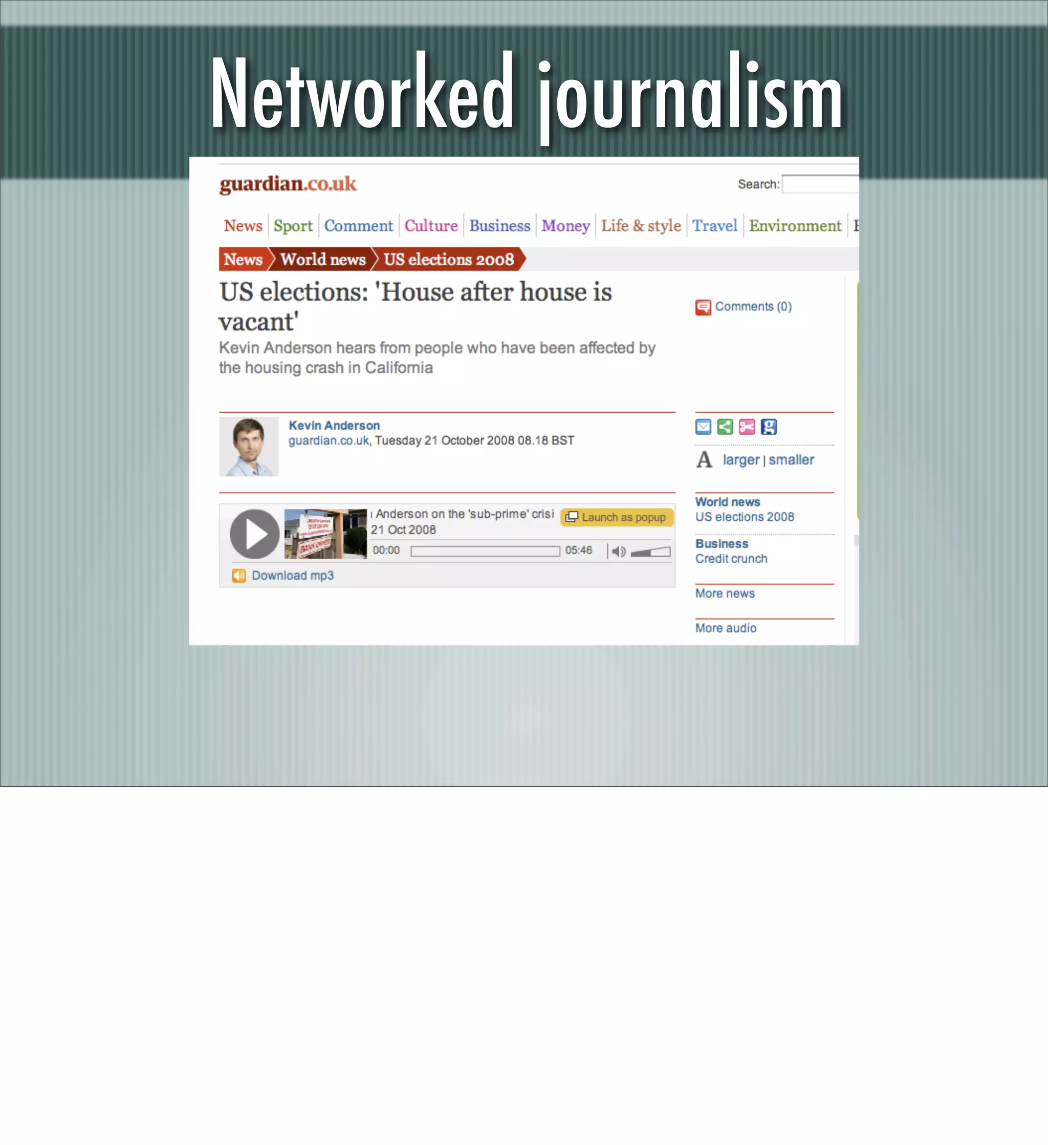 Rebuilding Journalism: Winning the battle for attention