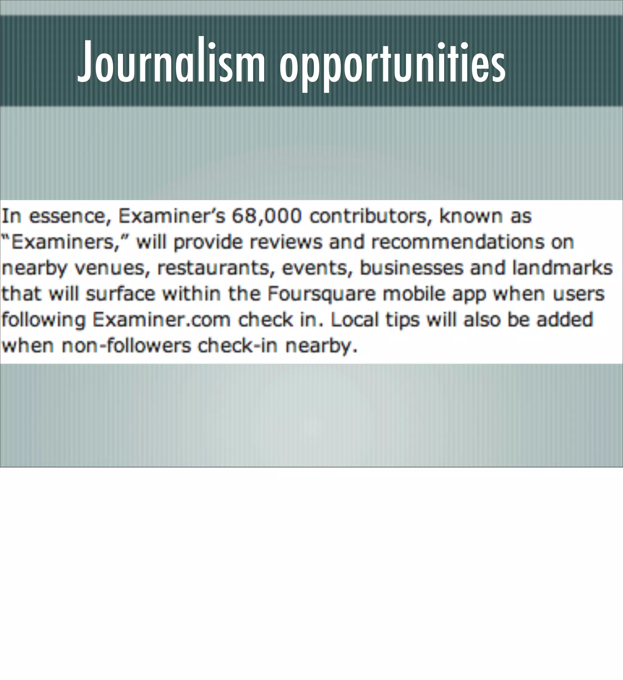 Rebuilding Journalism: Winning the battle for attention