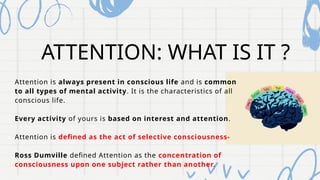 How ATTENTION of human being INFLUENCes LEARNING in different contexts ...