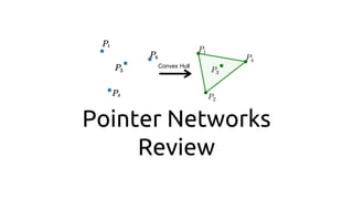 Pointer Networks
Review
Convex Hull
 